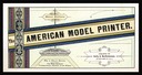 American Model Printer