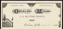 J. A. Blythe / Orleans (NY) Mills