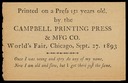 Campbell Printing Press and Manufacturing Company