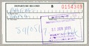 Departure Record