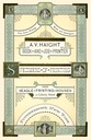 A. V. Haight / Eagle Printing House