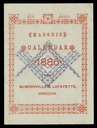 Masonic Calendar 1886