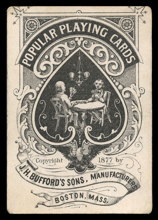 J. H. Bufford Sons / Popular Playing Cards 1877