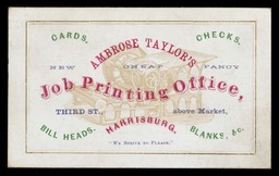 Ambrose Taylor's Job Printing Office