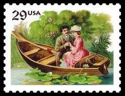 Love / Courting Couple In a Boat