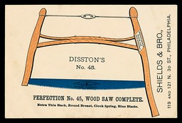 Shields & Bro. / Disston's No. 45 Bucksaw