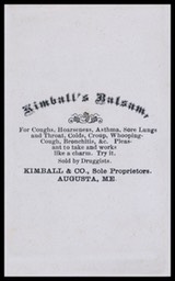 Kimball's Balsam / Kimball & Company