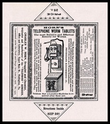 Charles W. Horn / Telephone Worm Tablets